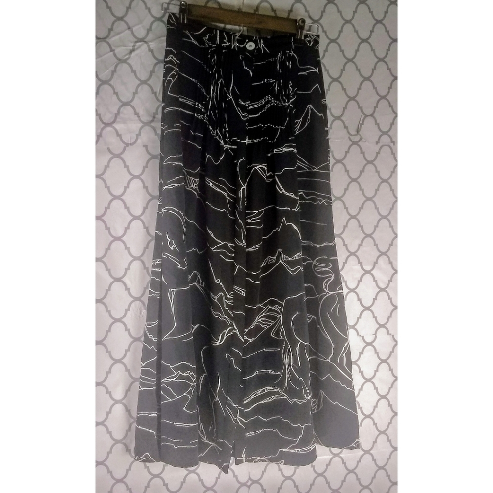 Too Shop Button Printed Skirt